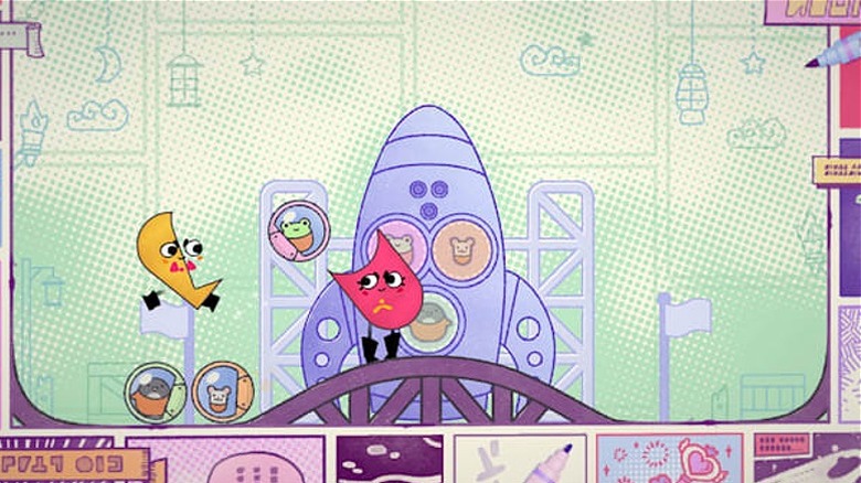 Snipperclips co-op