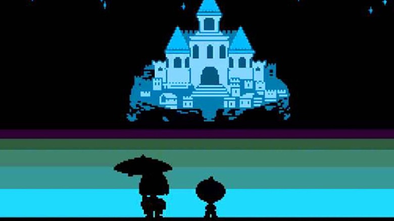 Undertale intro castle