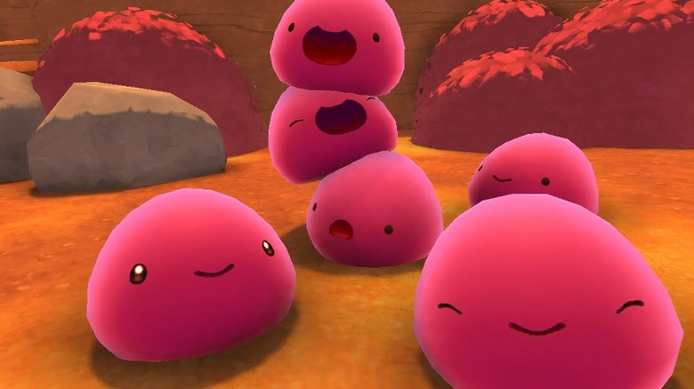 Slimes in a stack