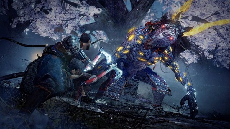 Nioh battles samurai beast