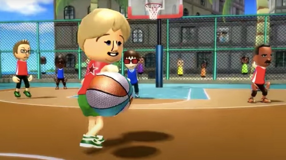 Wii Sports Resort basketball