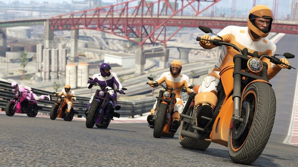 GTA Online motorcycle rase