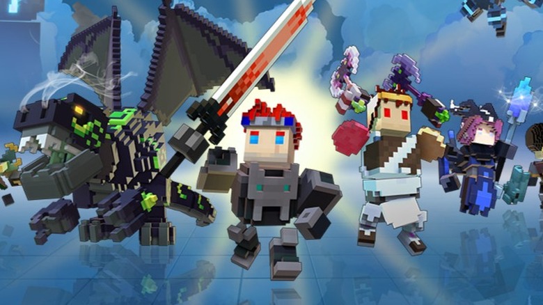 Trove characters running