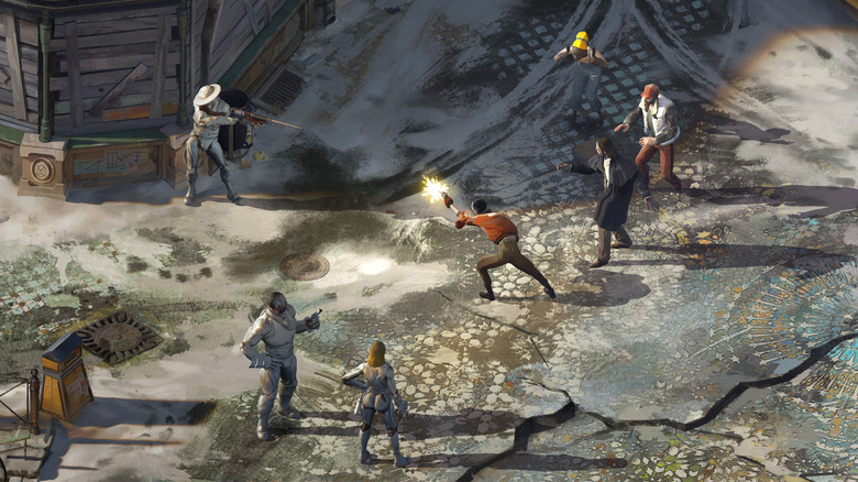 Disco Elysium combat in streets