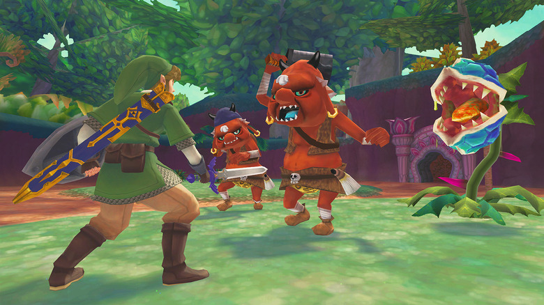 Link fighting in forest