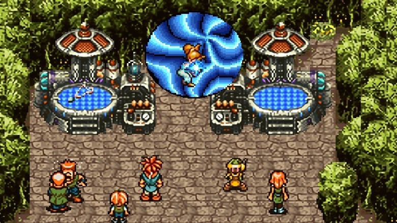 Crono and his friends find the time portal