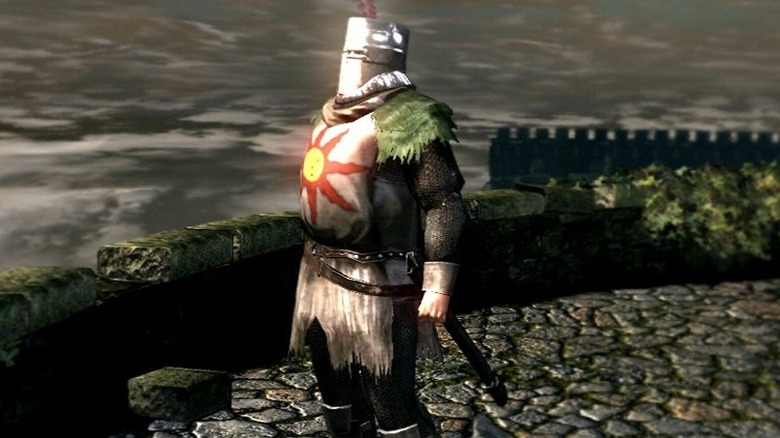 Warrior in helmet