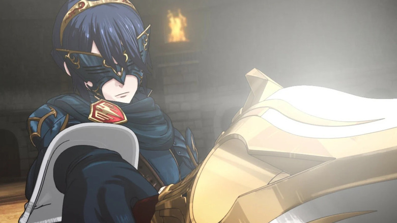 Lucina disguised as Marth