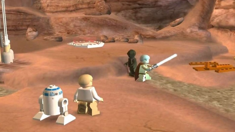 Obi-Wan with Luke on Tatooine