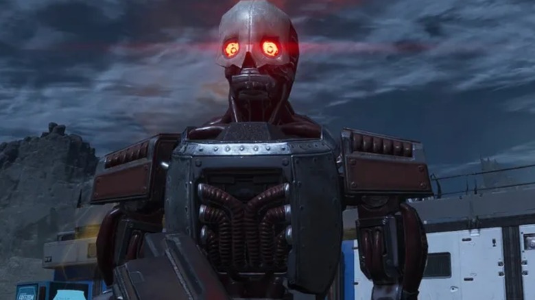 Automaton glowing eyes