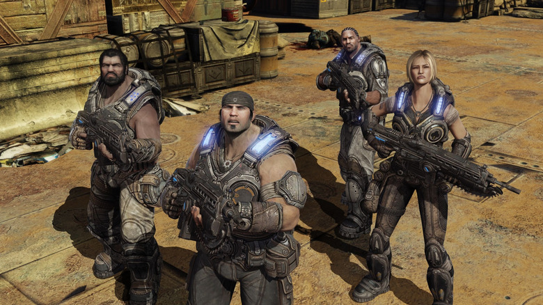 Delta Squad in Gears 3