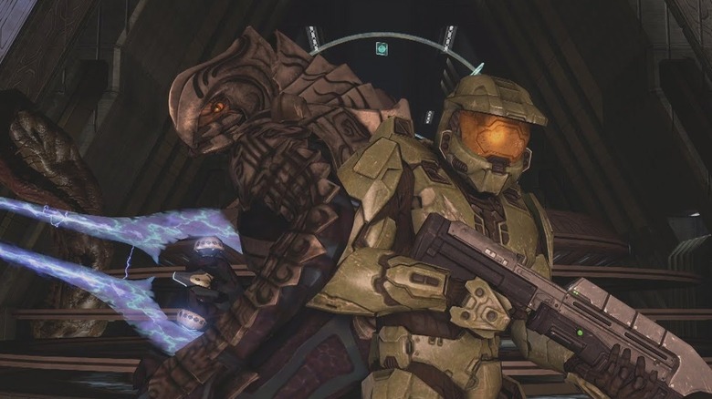Master Chief with the Arbiter