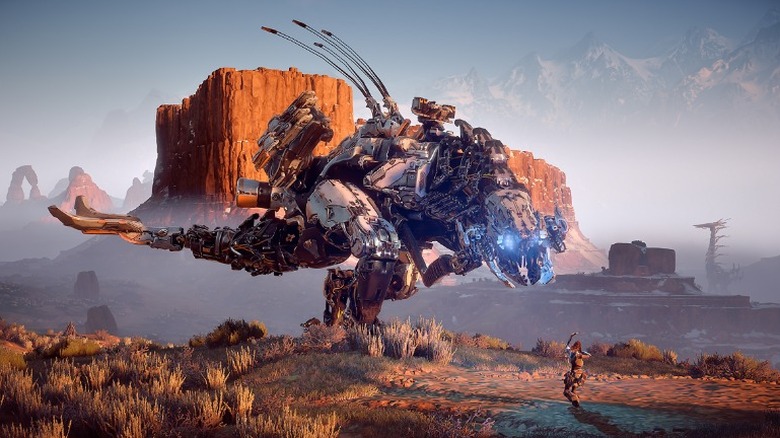 horizon zero dawn thunderjaw aloy