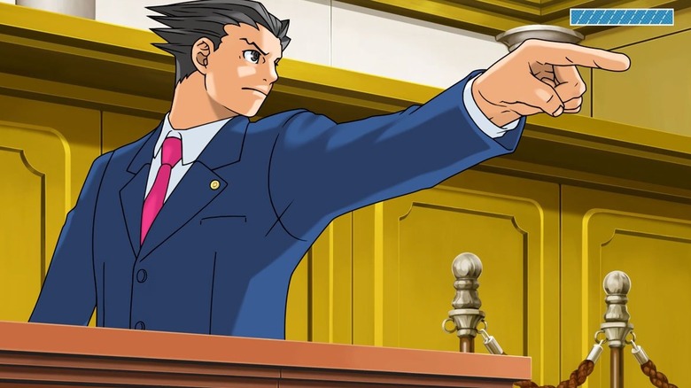 phoenix wright pointing