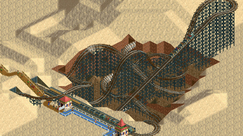 Dynamite Blaster in RollerCoaster Tycoon