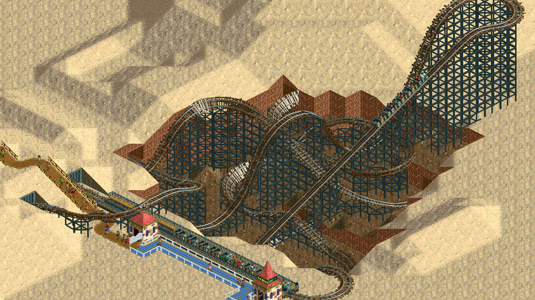 Dynamite Blaster in RollerCoaster Tycoon