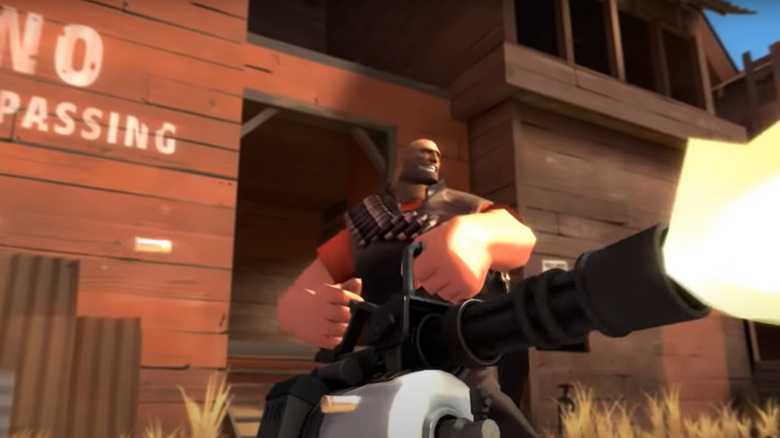 The Heavy minigun