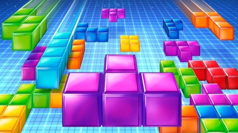 Tetris 99 screen
