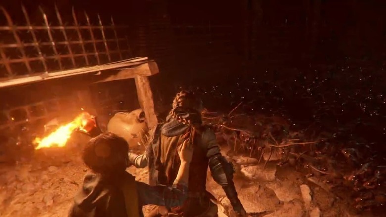 Plague Tale Requiem rats fire