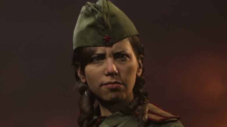 Call of Duty: Vanguard female soldier
