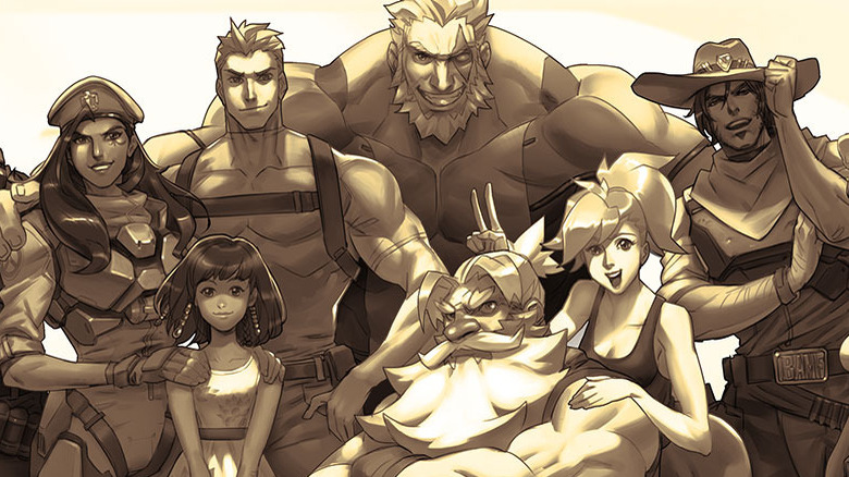 Overwatch crew when they were younger