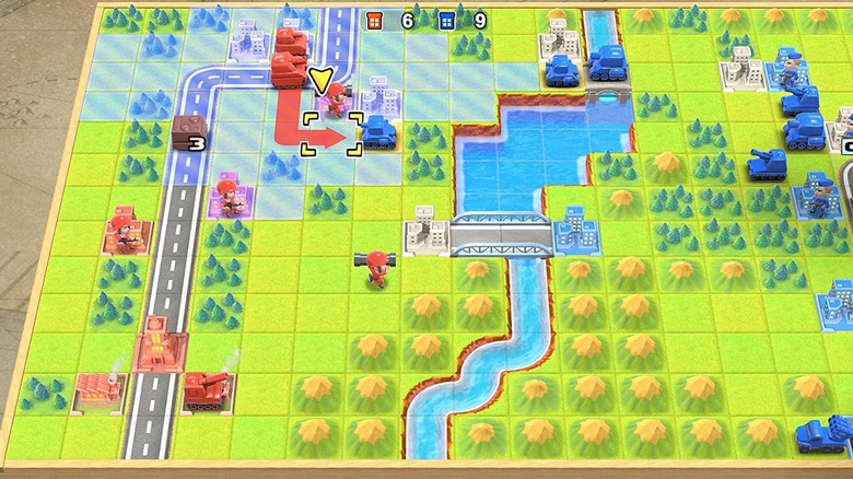 Advance Wars map overview