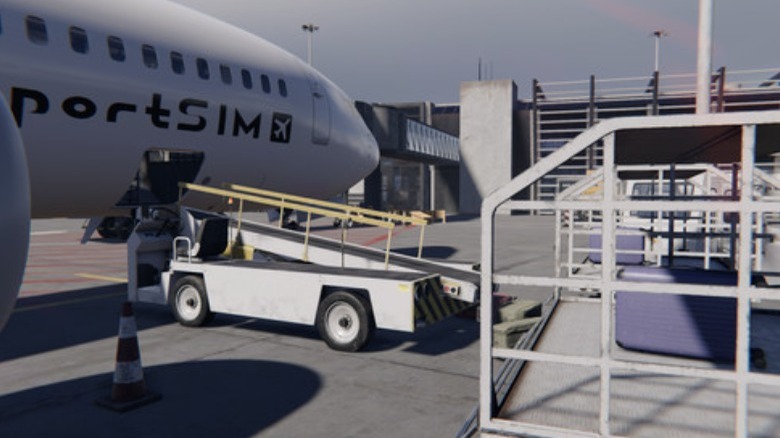 AirportSim guests landing