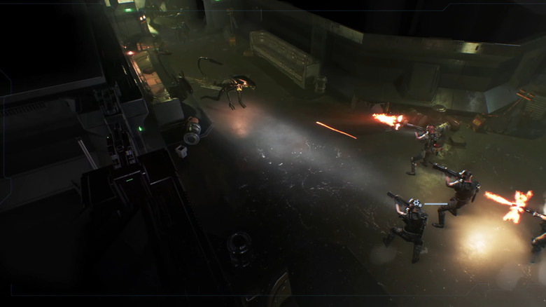 Aliens: Dark Descent gameplay footage