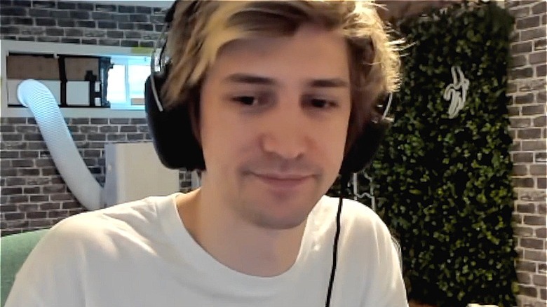 xQc staring off-camera