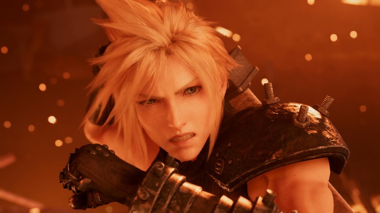 Cloud Strife in Final Fantasy 7 Remake