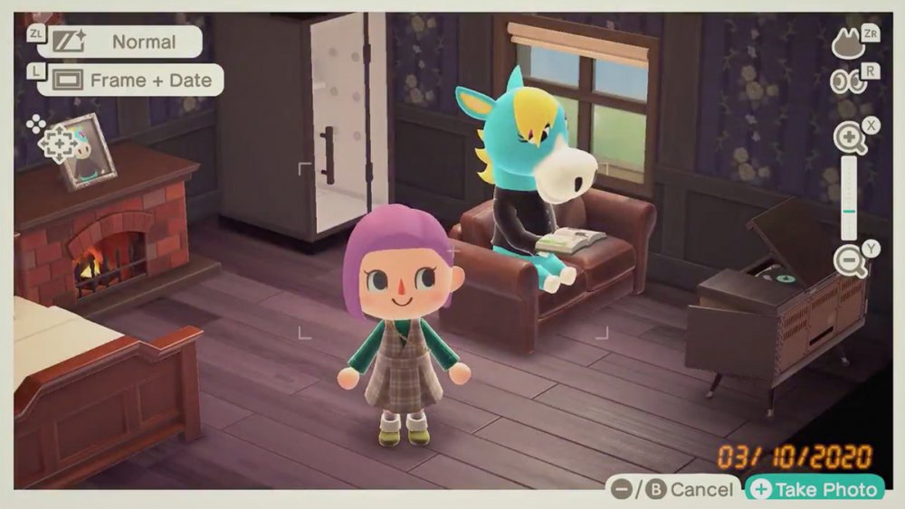 Animal Crossing: New Horizons photo mode