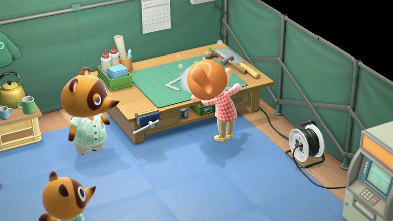 Animal Crossing: New Horizons crafting table