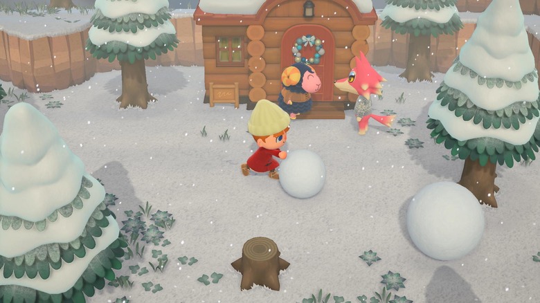 Animal Crossing: New Horizons winter