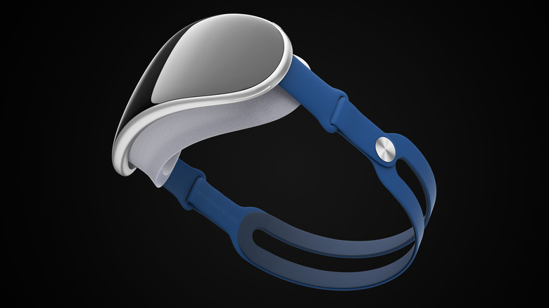 Render of prototype Apple VR headset