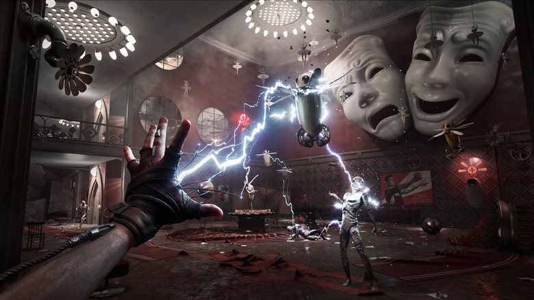 Atomic Heart using electricity powers