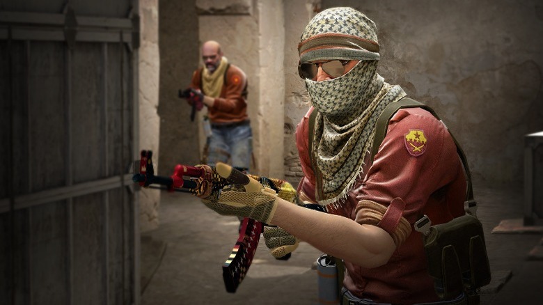 Counter-Strike Global Offensive two players