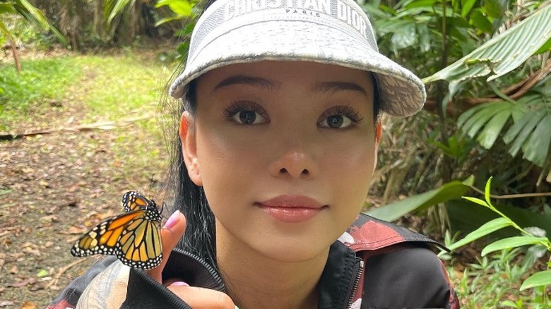 Bella Poarch with Butterfly