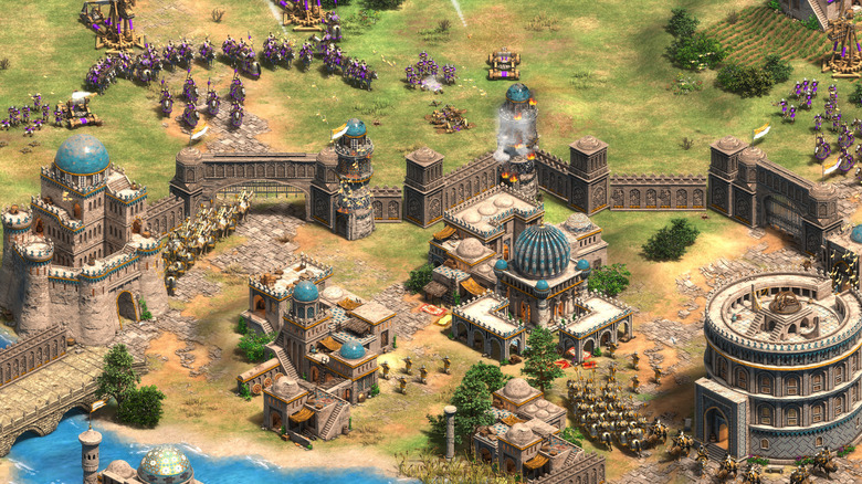 Sieging in Age of Empires II