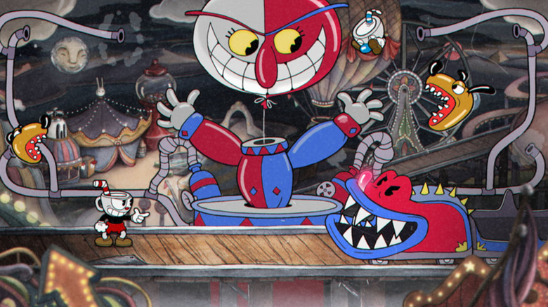 Cuphead at the carnival