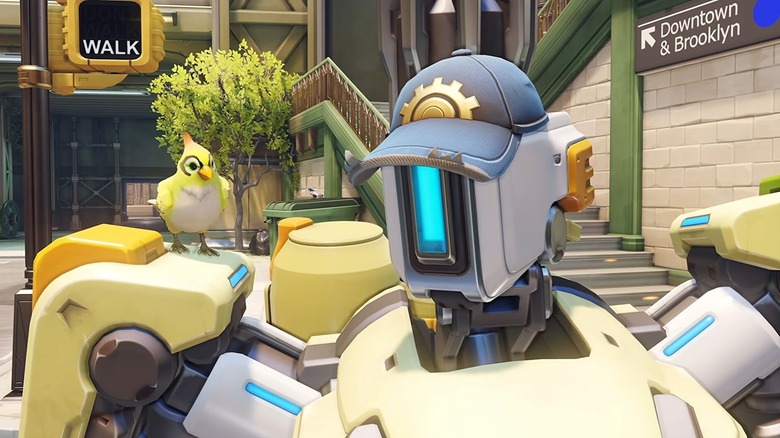 Bastion with hat on