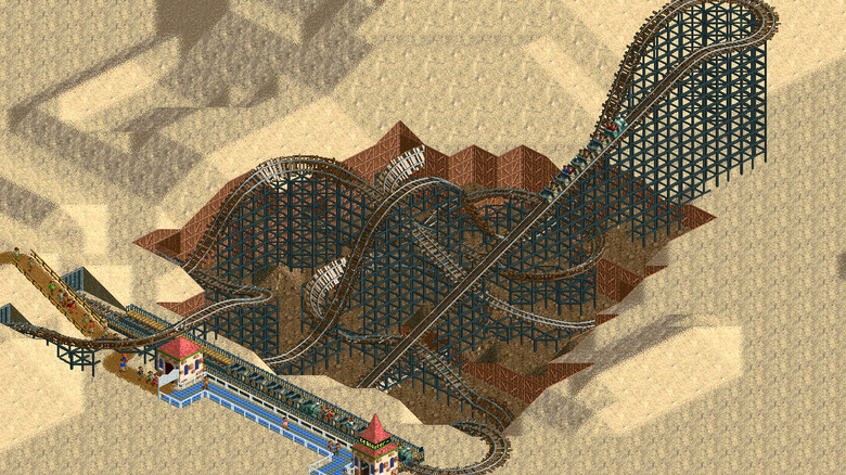 Dynamite Dunes in Rollercoaster Tycoon