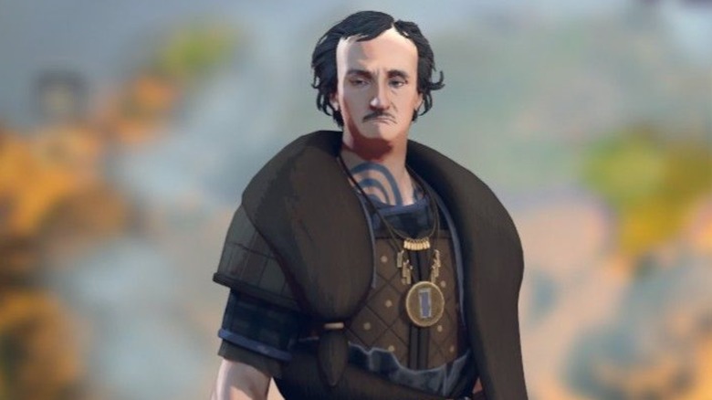 Edgar Allen Poe warrior