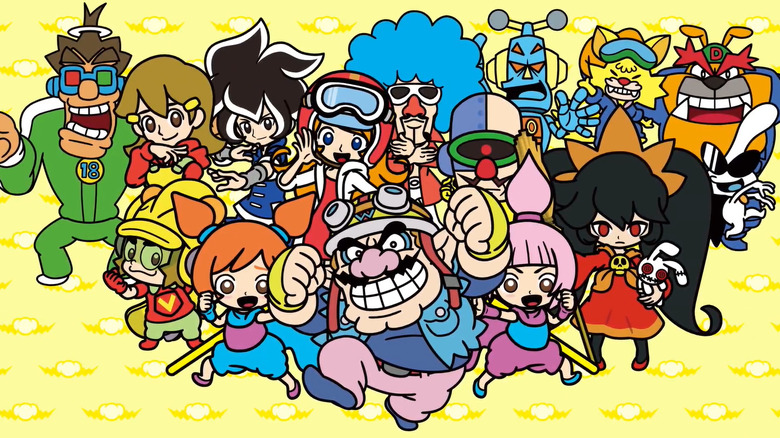 Wario and his chibi-fied crew ready for action
