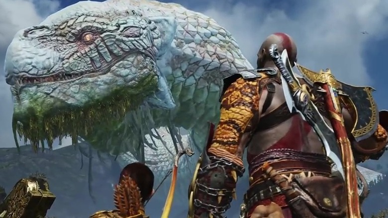 World Serpent passes Atreus Kratos