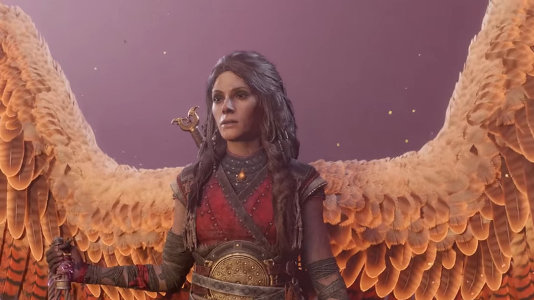 Freya with her wings