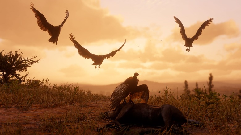 Red Dead Redemption 2 vultures