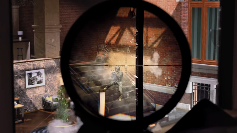 Modern Warfare 2 zoomed scope