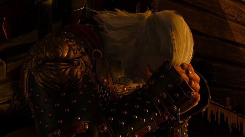 Witcher 3 Geralt crying