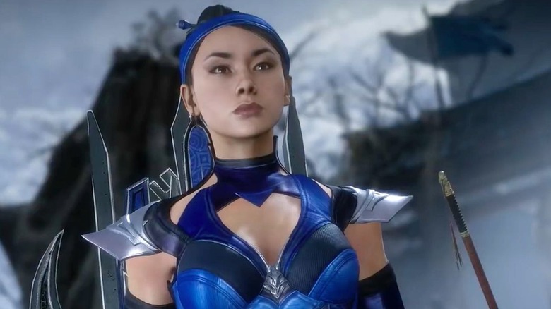 Kitana with her steel fans