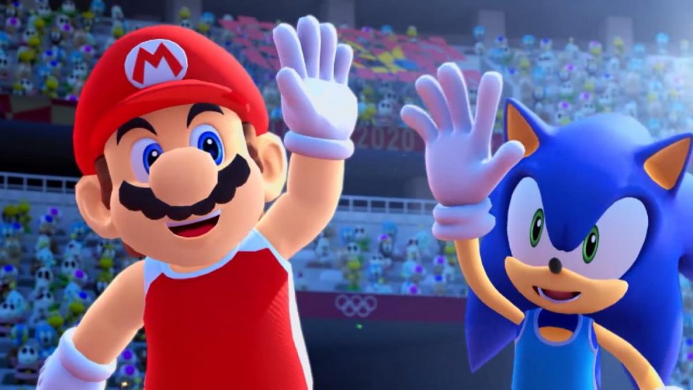 mario and sonic at the olympic games